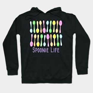 Spoonie Life (Watercolor Spoons) Hoodie